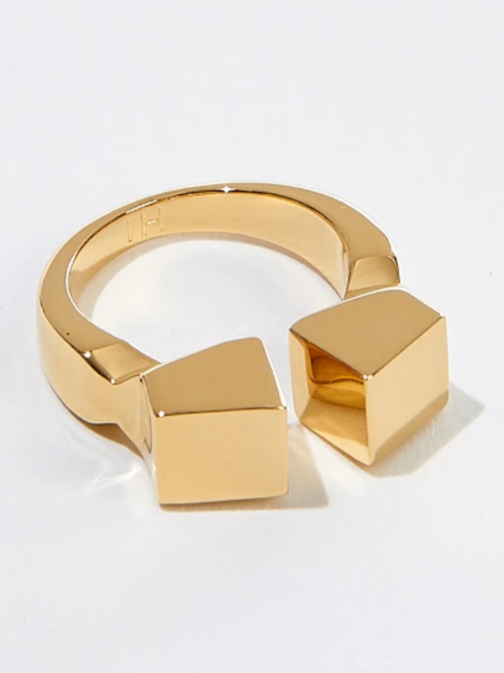 India Hicks The Leticia Cocktail Ring 14k Gold Plated Size Small